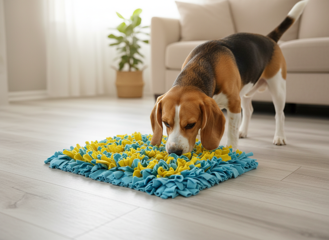How to introduce a snuffle mat to your dog