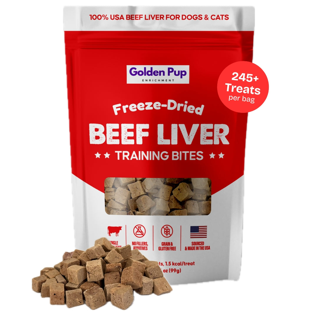 Freeze Dried Beef Liver Dog Treats | Single Ingredient Training Treats